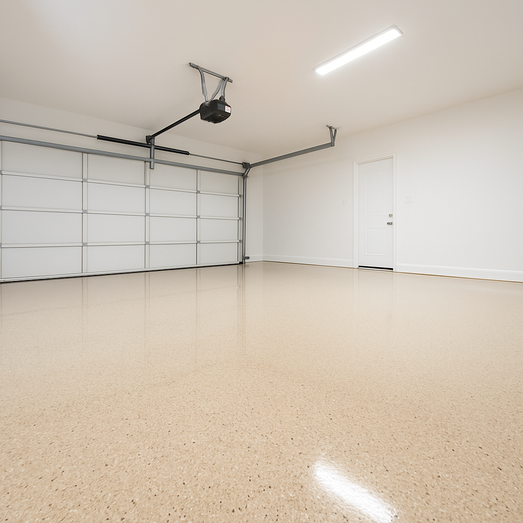 Polyaspartic Garage Floor in Sugar Land, TX